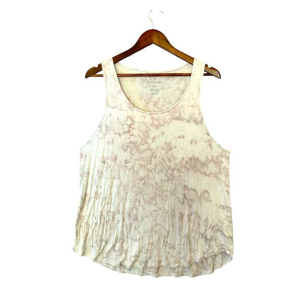 American Eagle Soft & Sexy Tie-Dye Tank Top XL Lightweight Stretch Viscose Blend - Picture 1 of 6